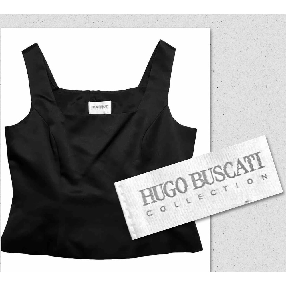 Hugo Buscati Collection - Women's - Size 14 - Short Top - Black
